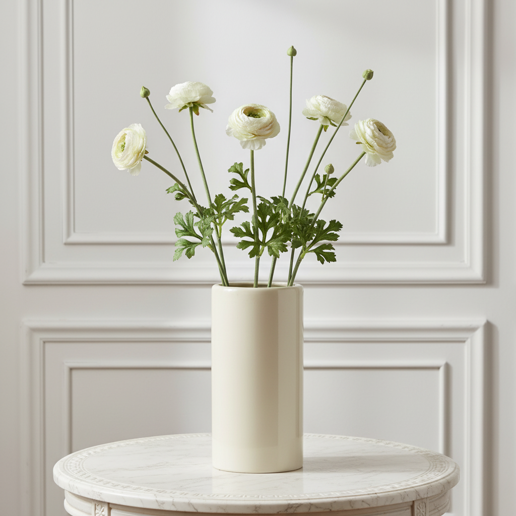 Buttercup stem with bud