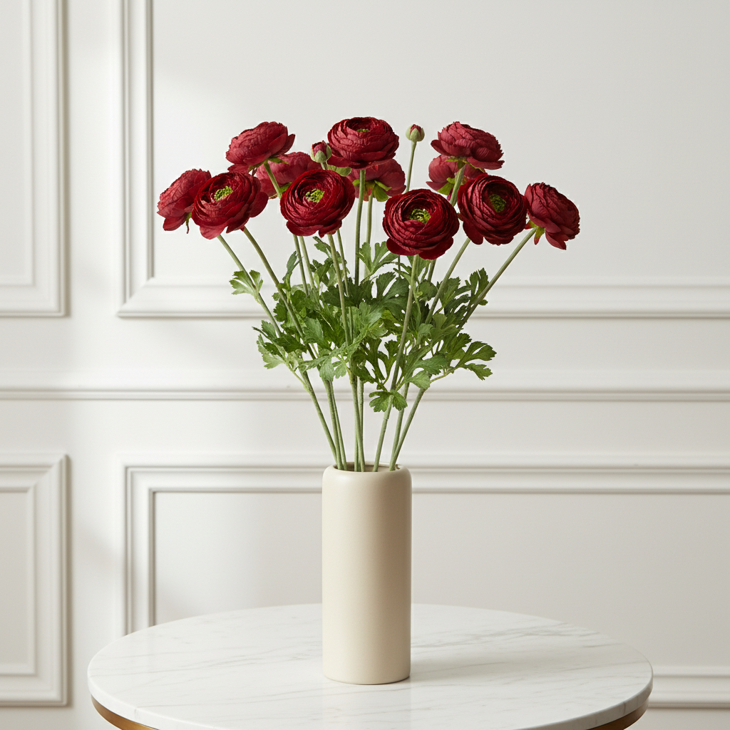 Buttercup stem with bud