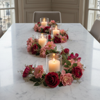 Garland of Dahlias and Daisies