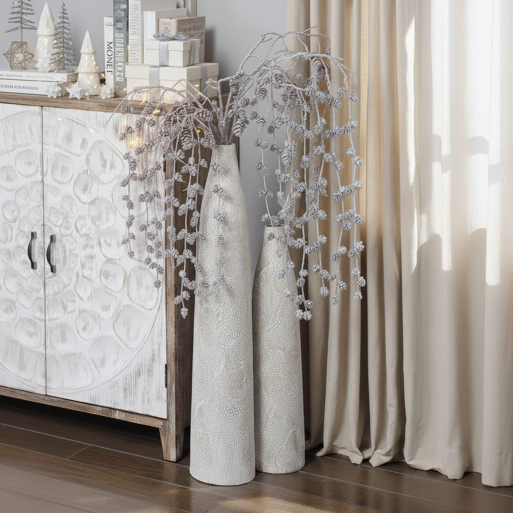 Glittery Pine Branch Izia Christmas