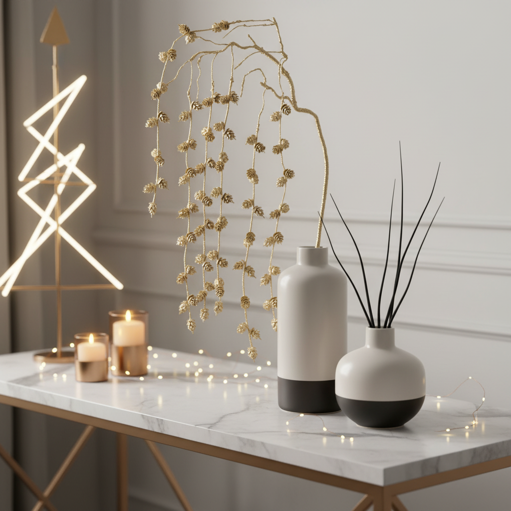 Glittery Pine Branch Izia Christmas