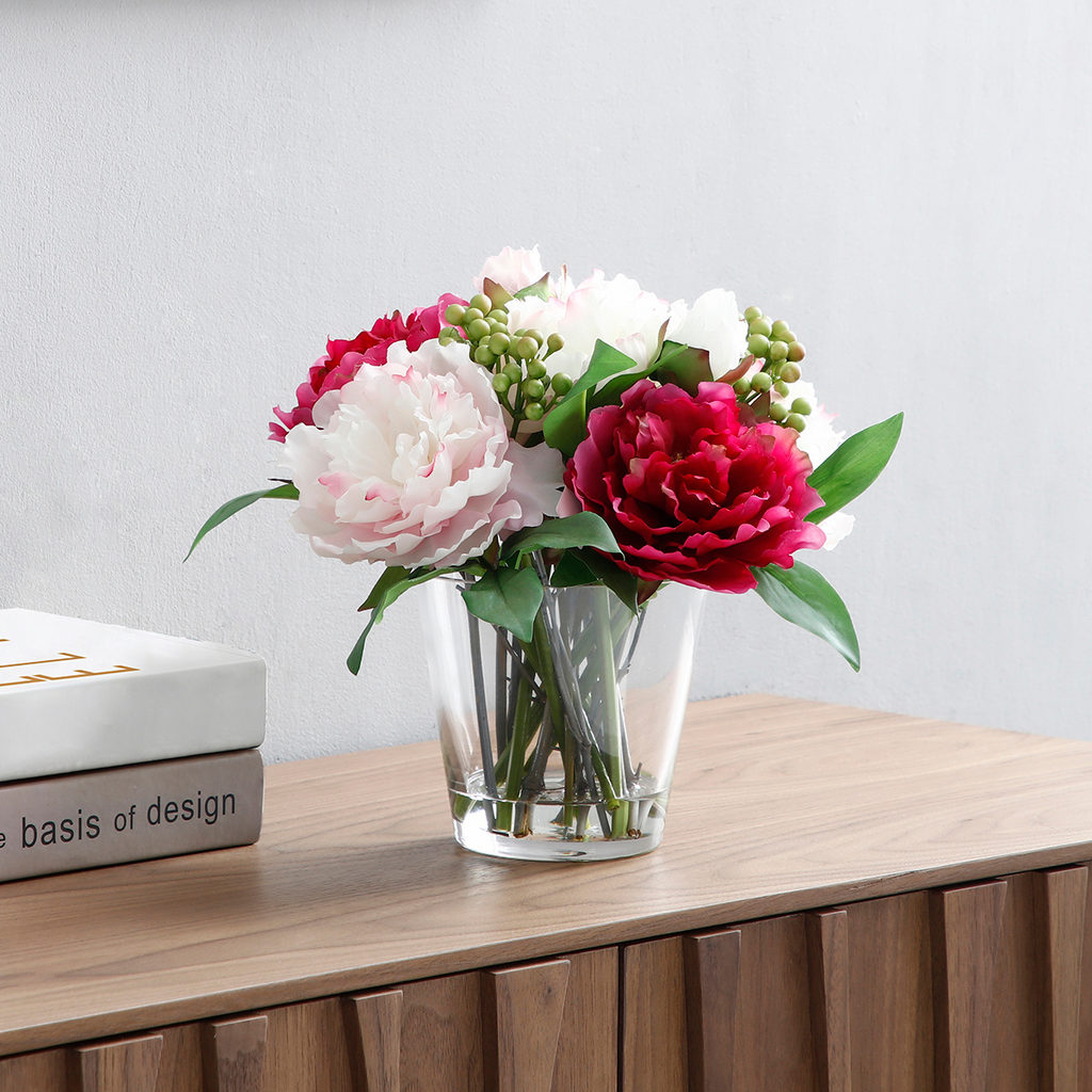 Composition of Peonies and Berries