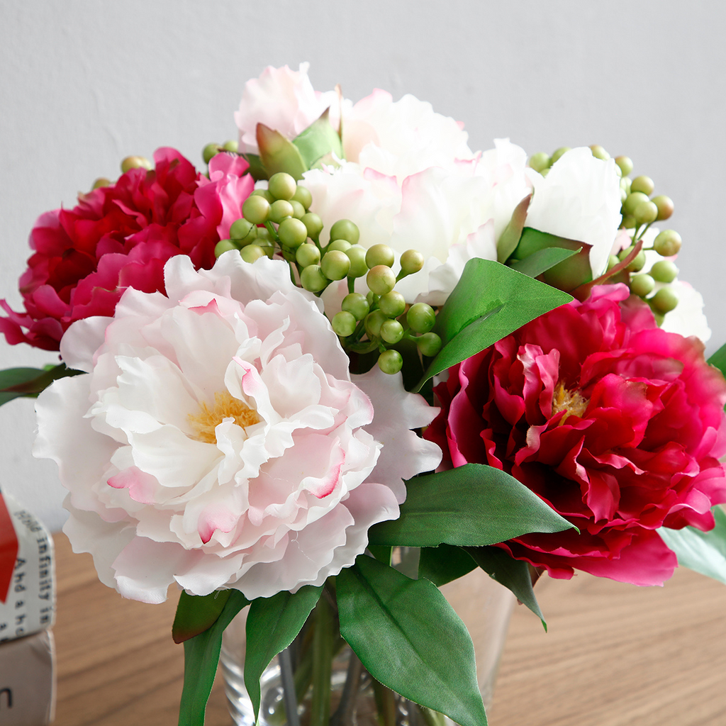 Composition of Peonies and Berries