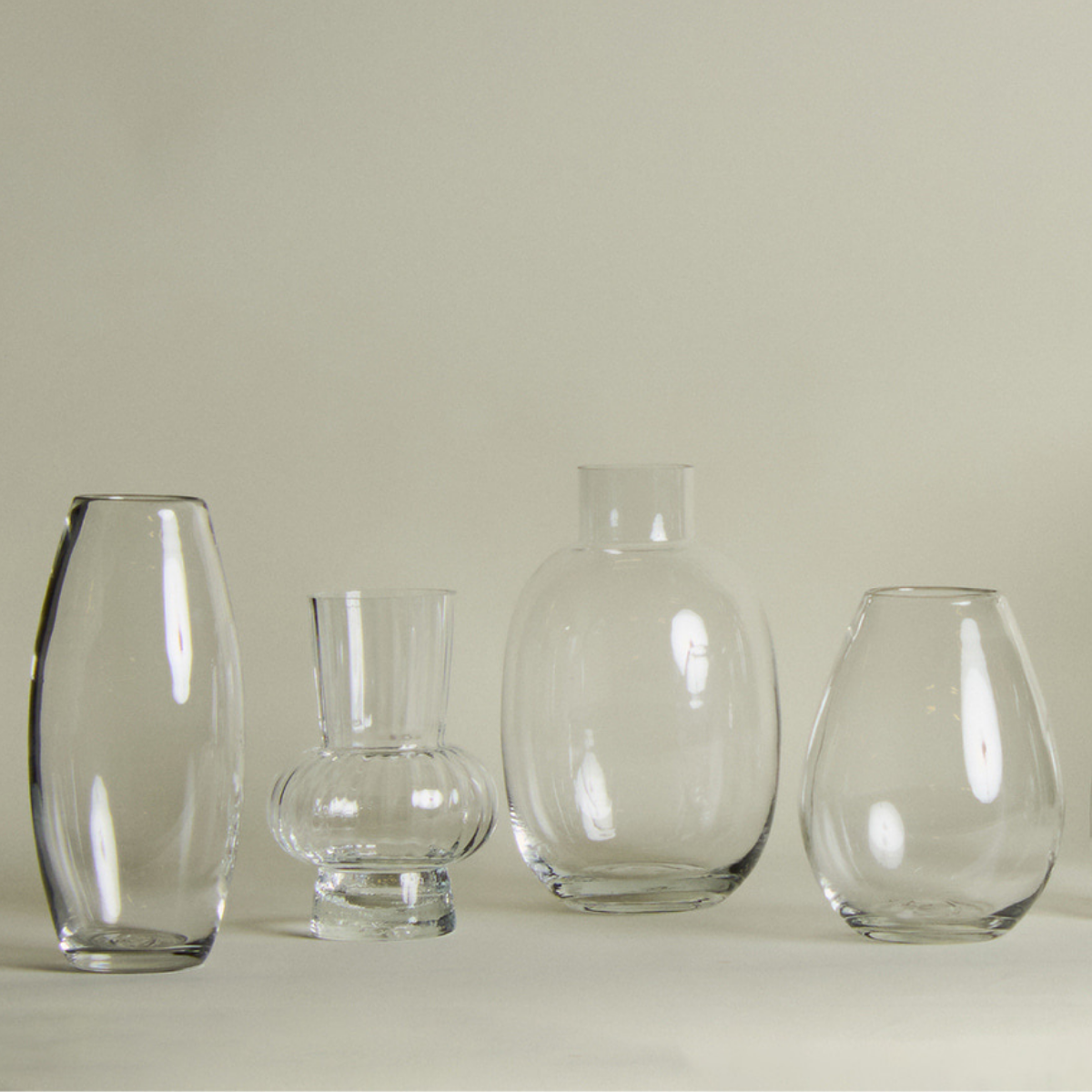Large Clear Vase
