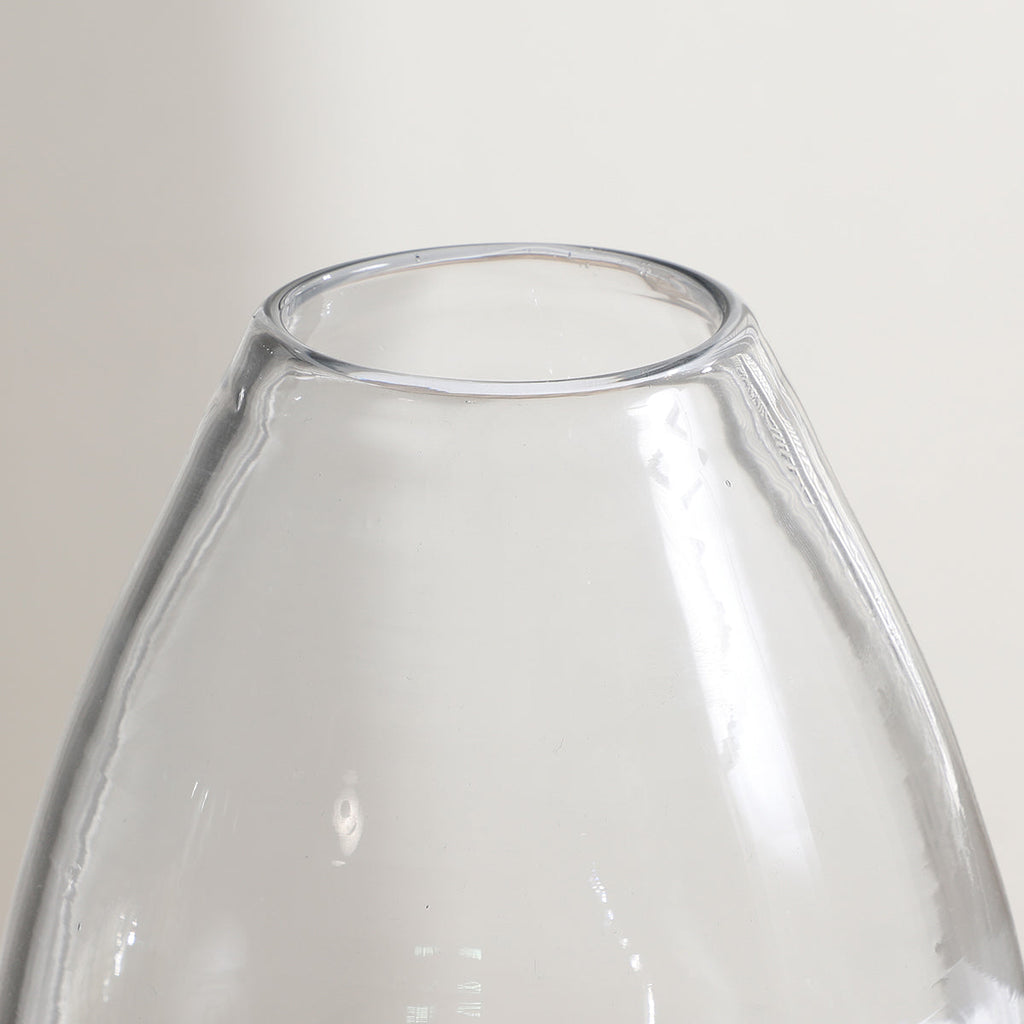 Medium-Sized Clear Vase