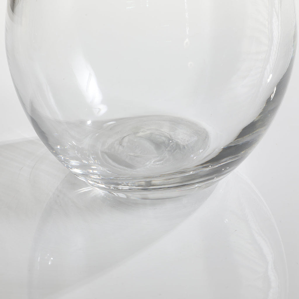 Medium-Sized Clear Vase
