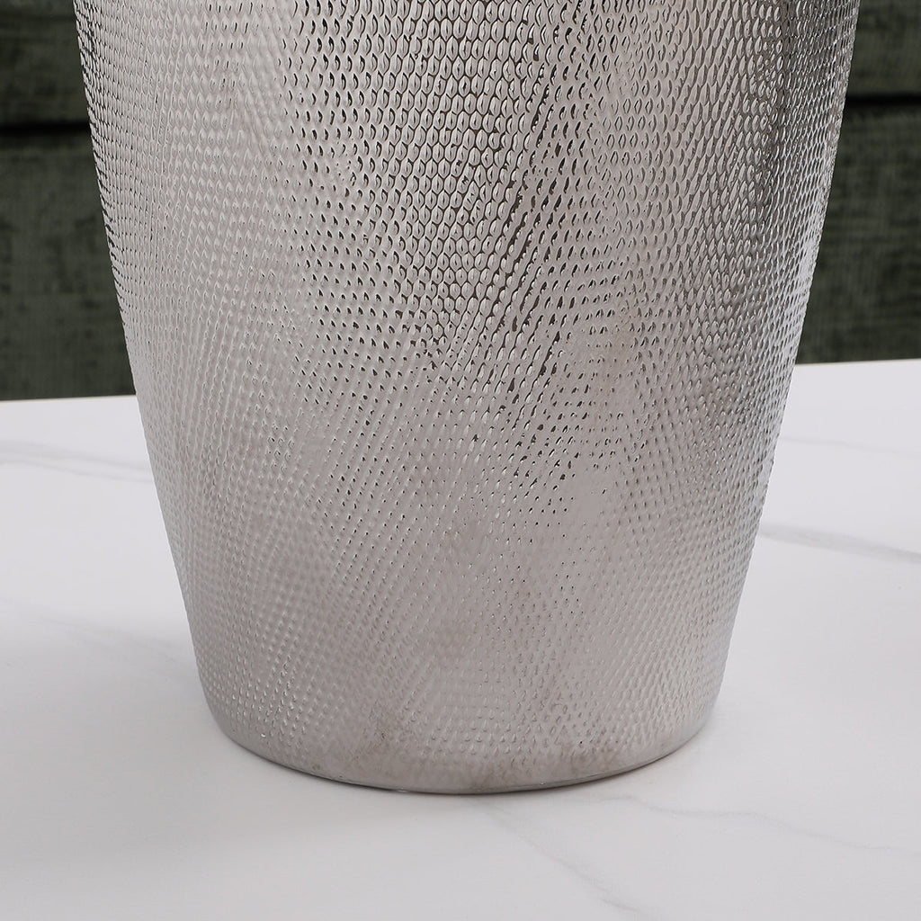 Extra Large Silver Vase