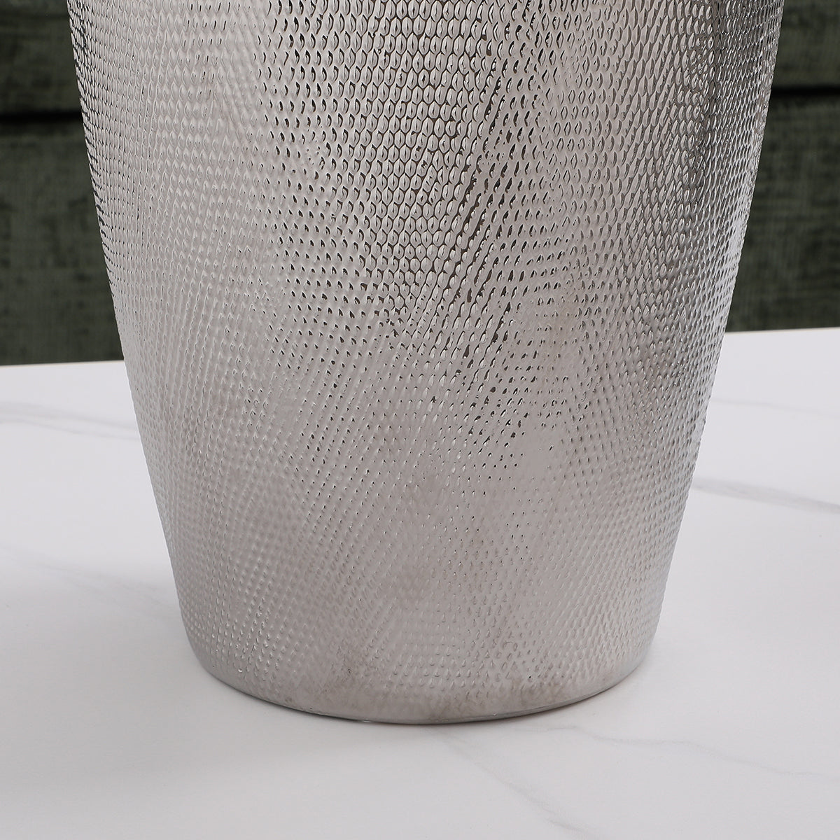 Extra Large Silver Vase
