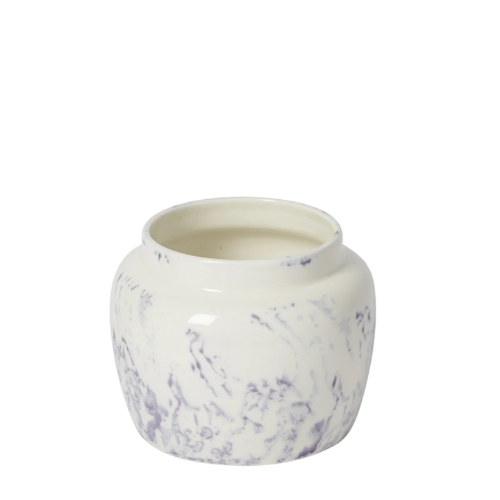 Large Marble Effect Plant Pot