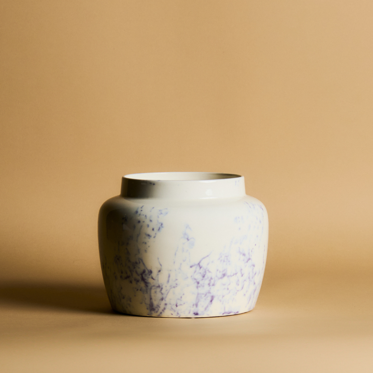 Large Marble Effect Plant Pot