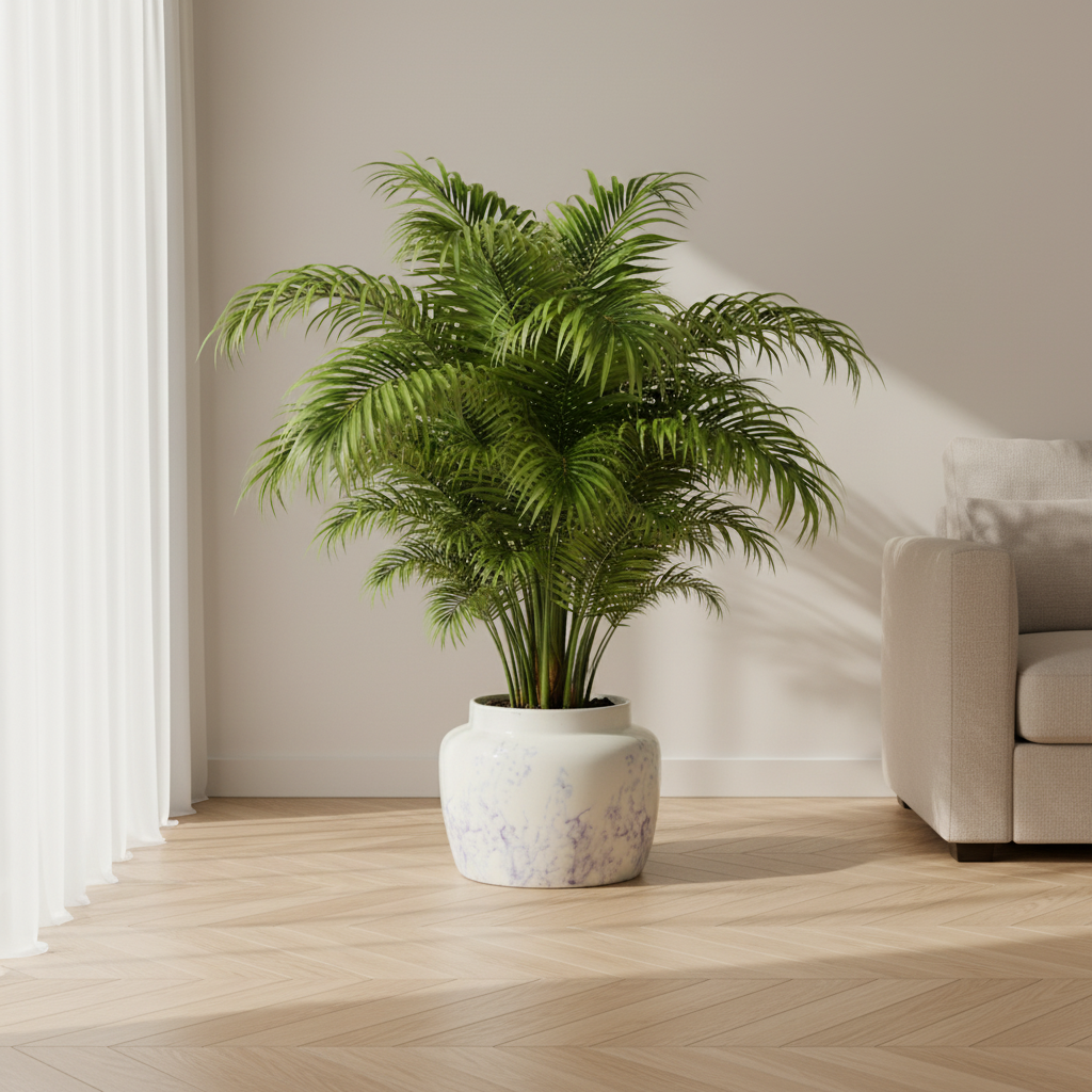 Large Marble Effect Plant Pot