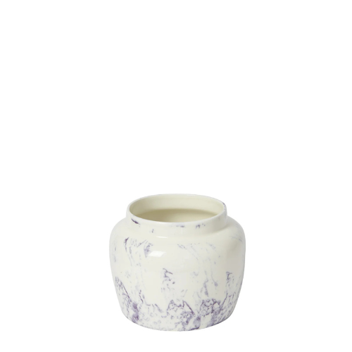 Small Marble Effect Plant Pot