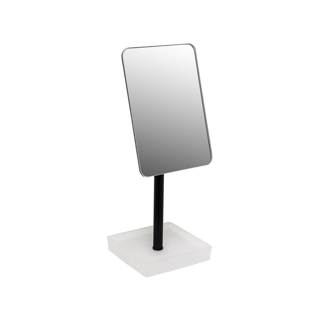 Standing Mirror with Jewelry Dish