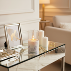 Small Marble Effect Candle Holder