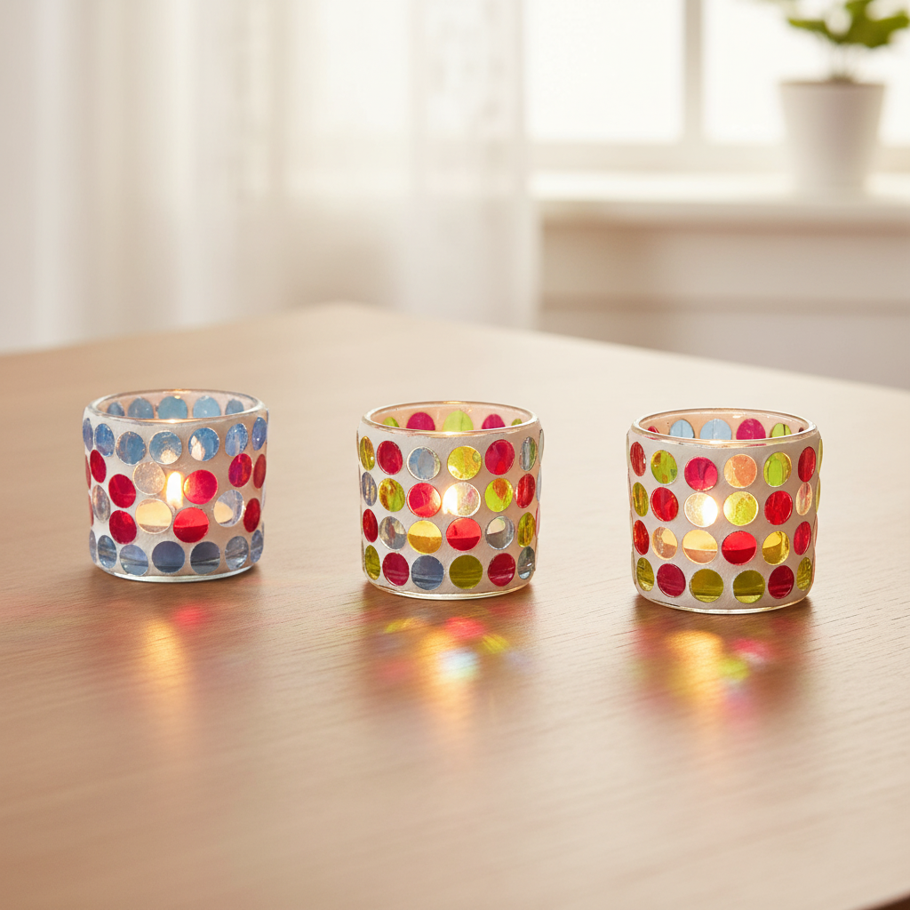 Mosaic Tealight Holders
