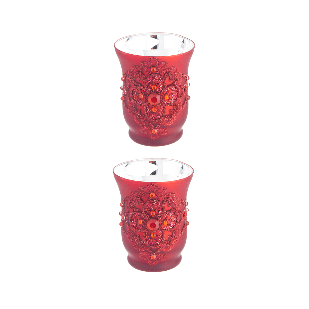 Lily-shaped candle holders