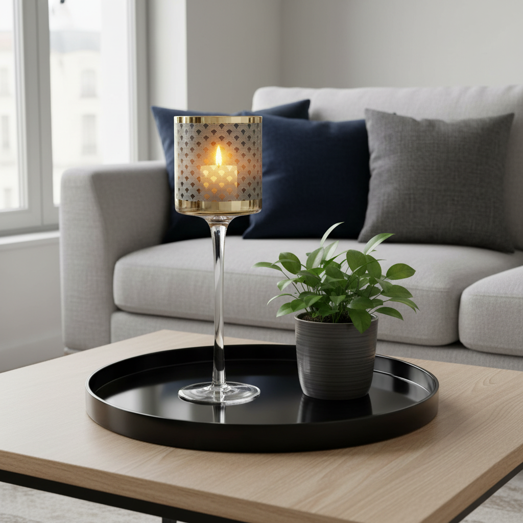 Large Emotion Tealight Holder with Base