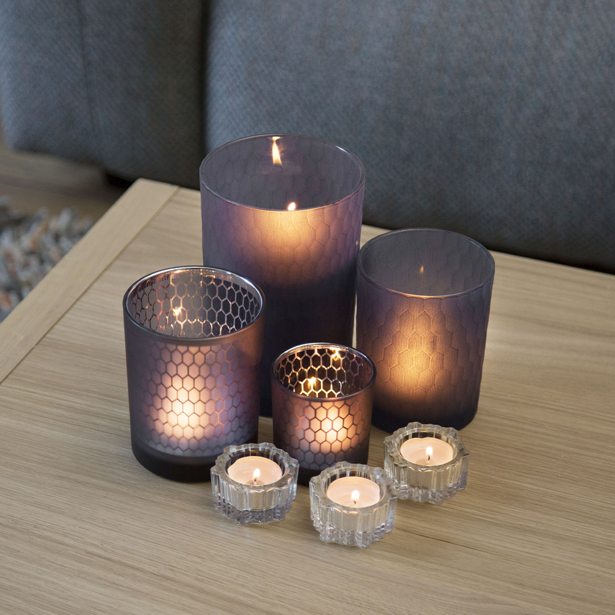 Small Palm Tealight Holders