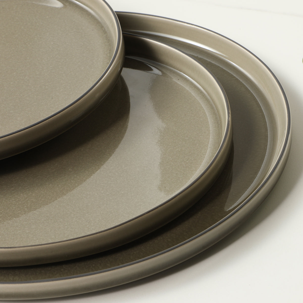 Greeny 4-plate dessert service