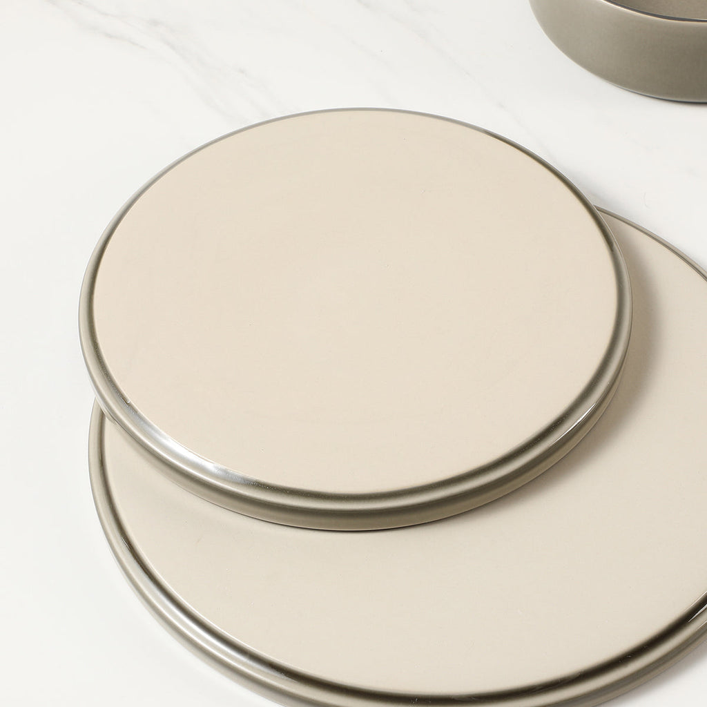 Greeny 4-plate dessert service