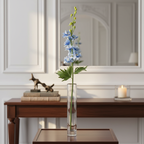 Delphinium stem in bud