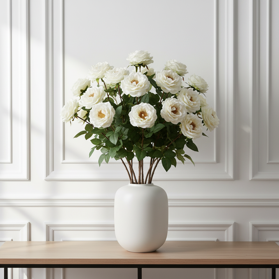 Rose Sophie stem open