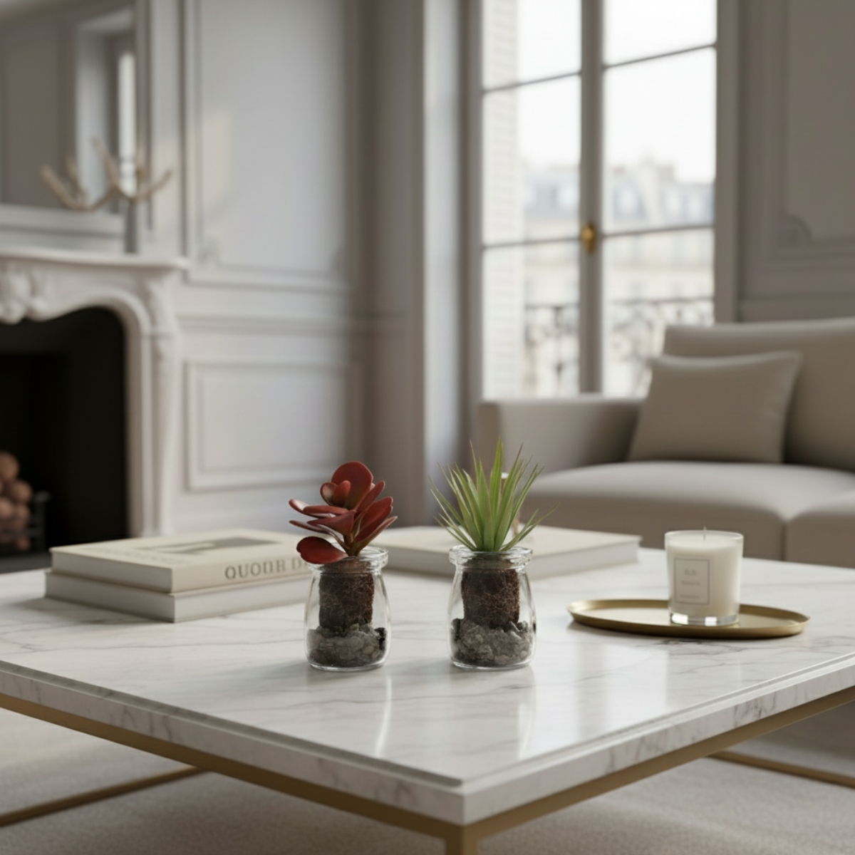 Succulent Crassula in a pot