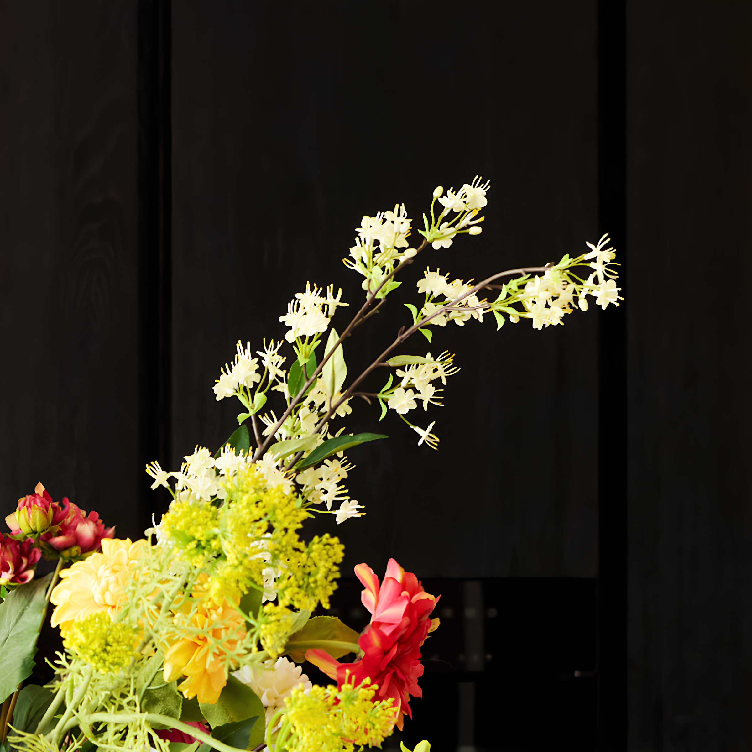 Dahlia stem with bud