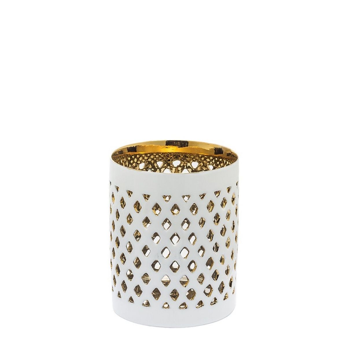 Large Diamond Pattern Tealight Holder