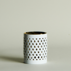 Large Diamond Pattern Tealight Holder