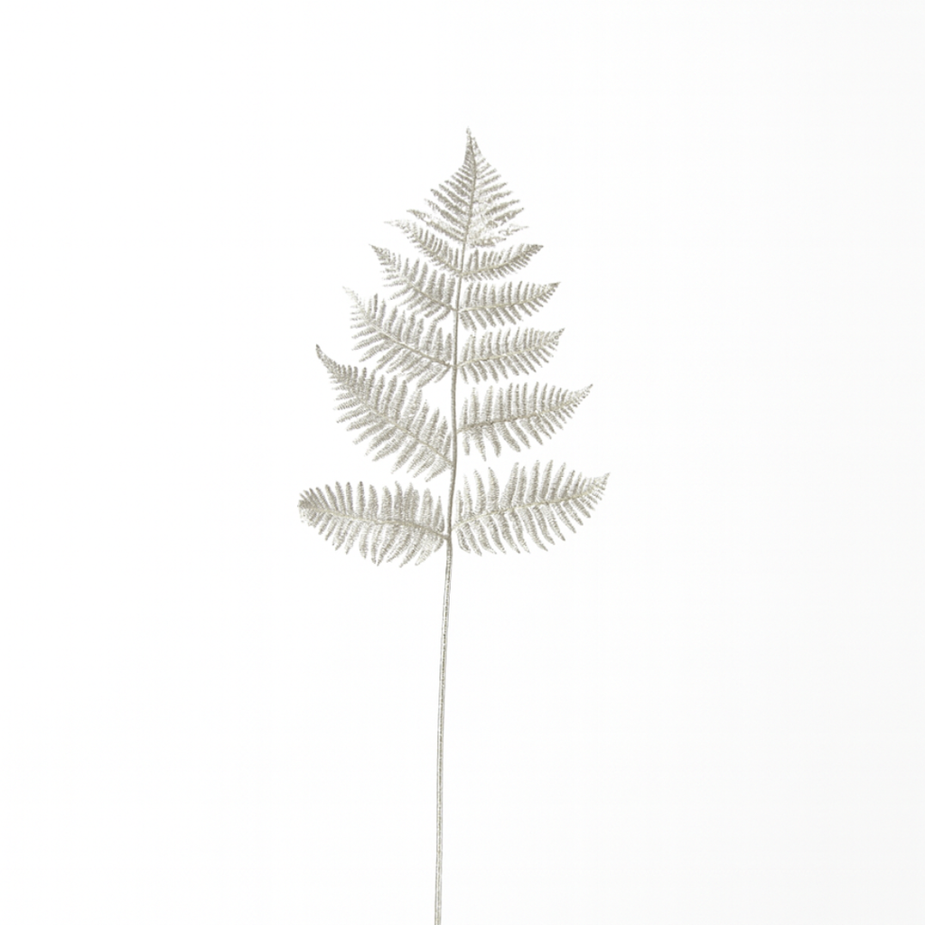 Metallic fern foliage