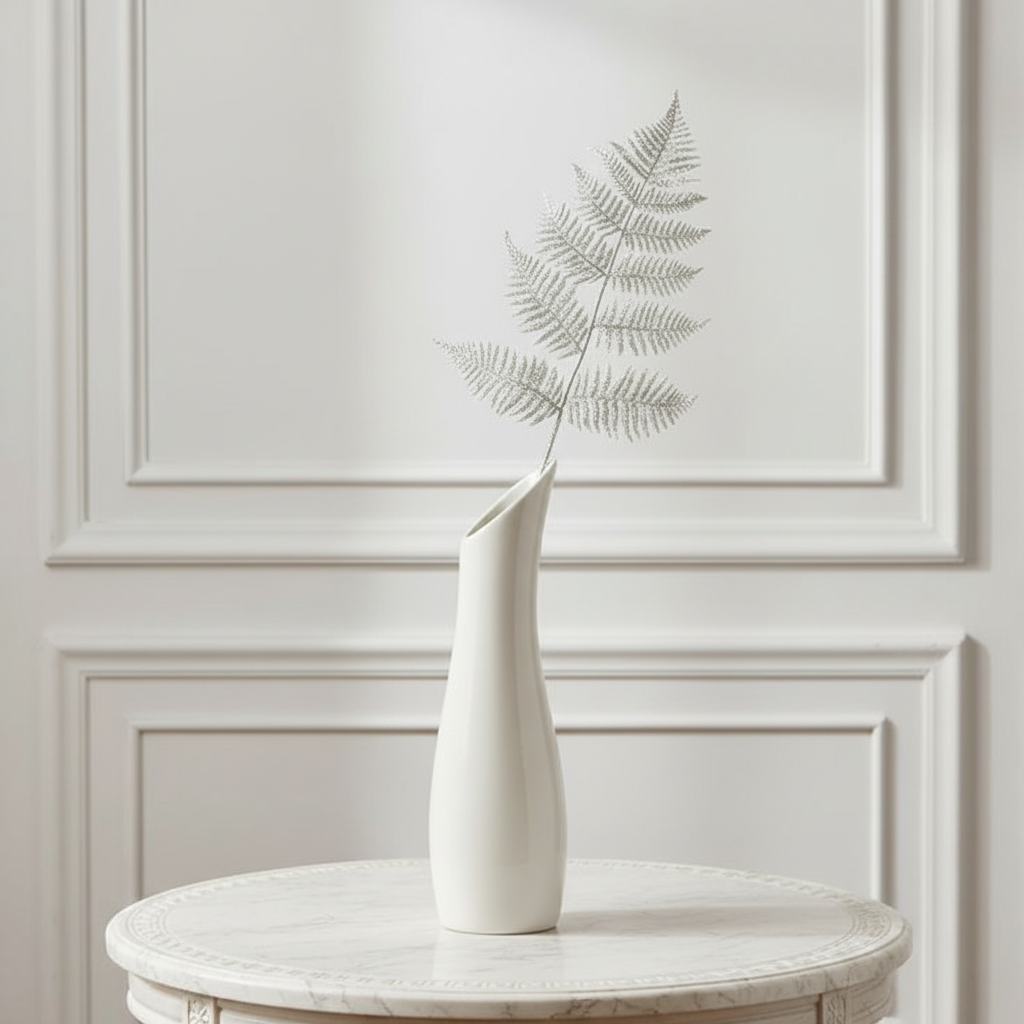 Metallic fern foliage