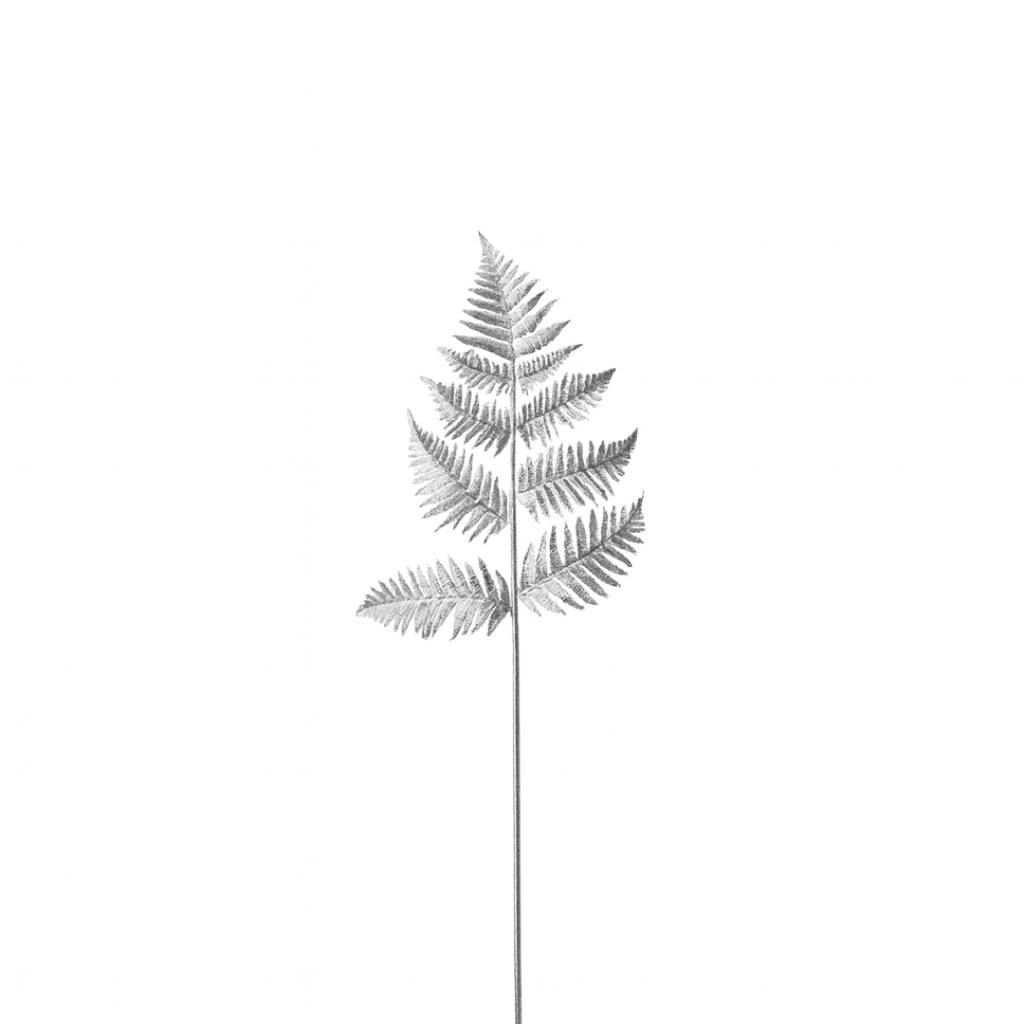 Metallic fern foliage
