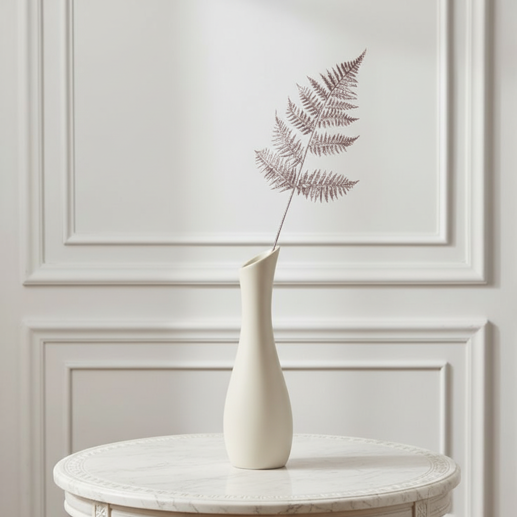 Metallic fern foliage