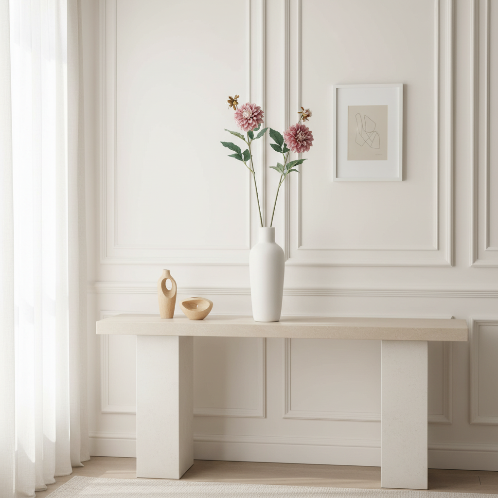 Waterlily Dahlia Stem with Bud