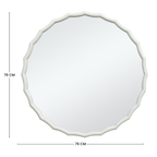 Ondine round mirror 76cm