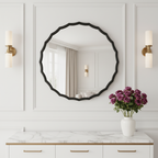 Ondine round mirror 76cm