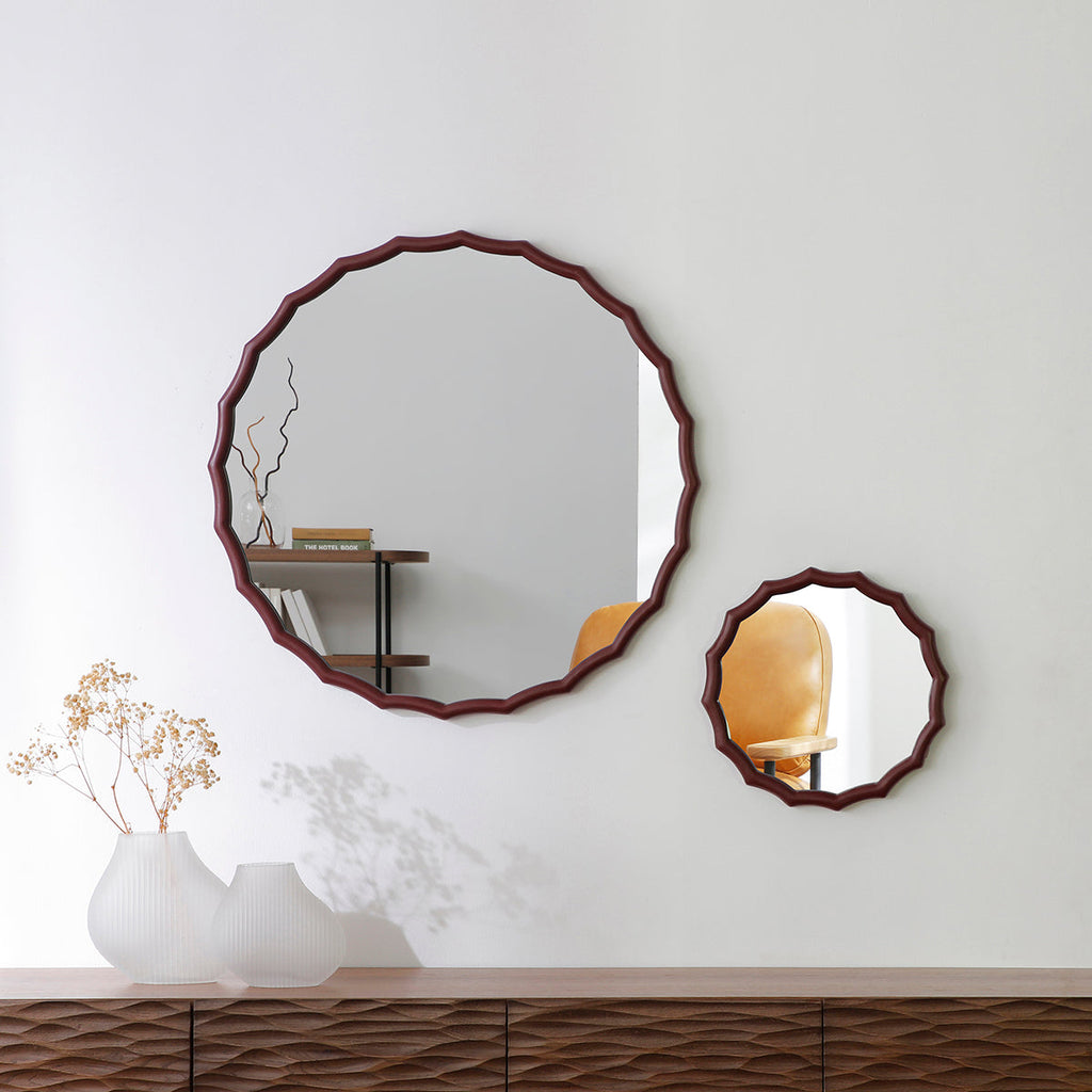 Ondine round mirror 76cm
