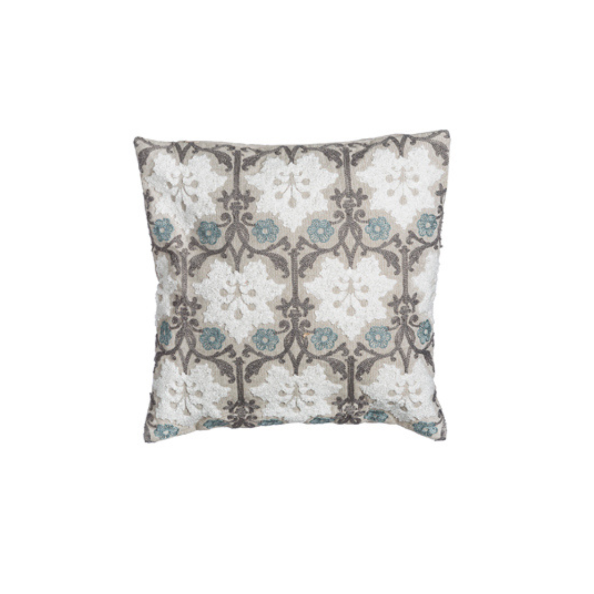 Coat Cushion Cover with Leaf Pattern