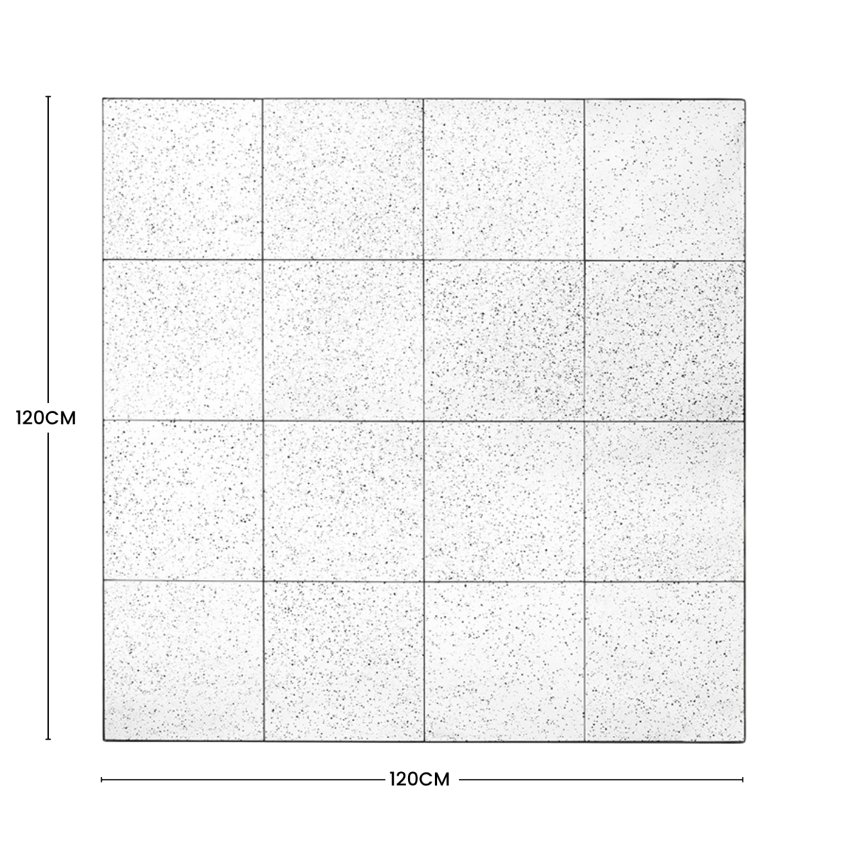 Square mirror 120x120 cm