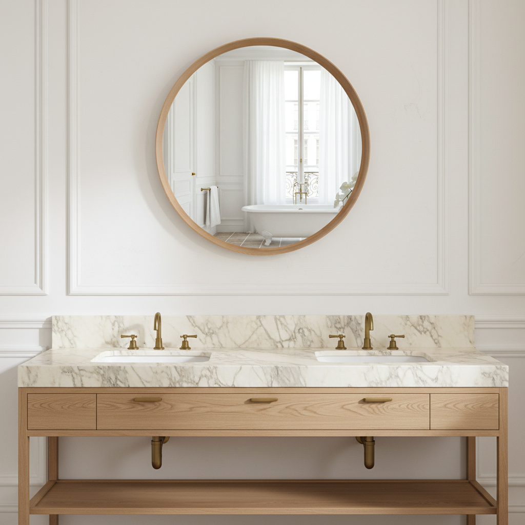 Lio round mirror 80 cm