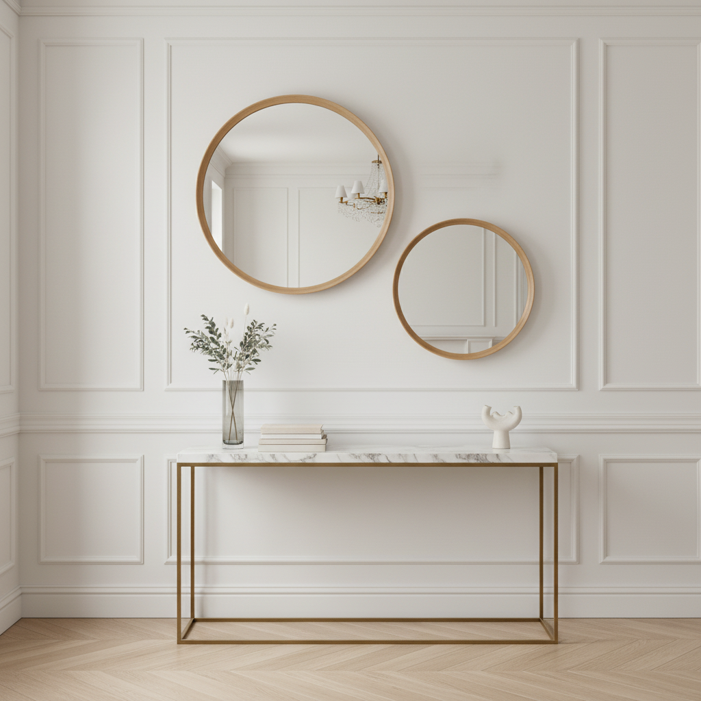 Lio round mirror 80 cm
