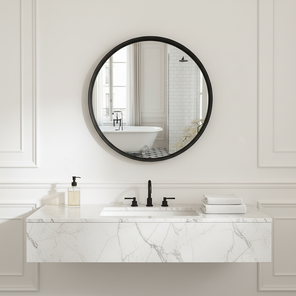 Lio round mirror 80 cm