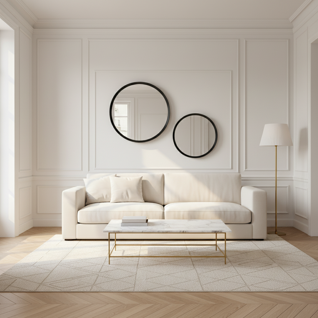 Lio round mirror 80 cm