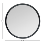 Lio round mirror 80 cm