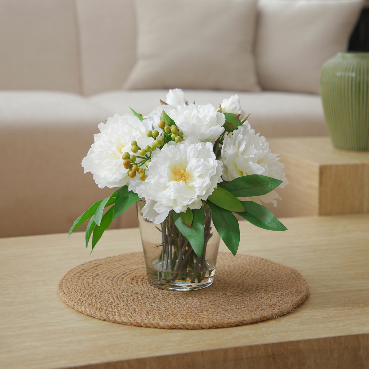 Composition of Peonies and Berries