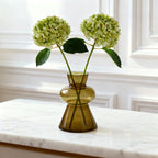 Bubble glass vase, 23 cm