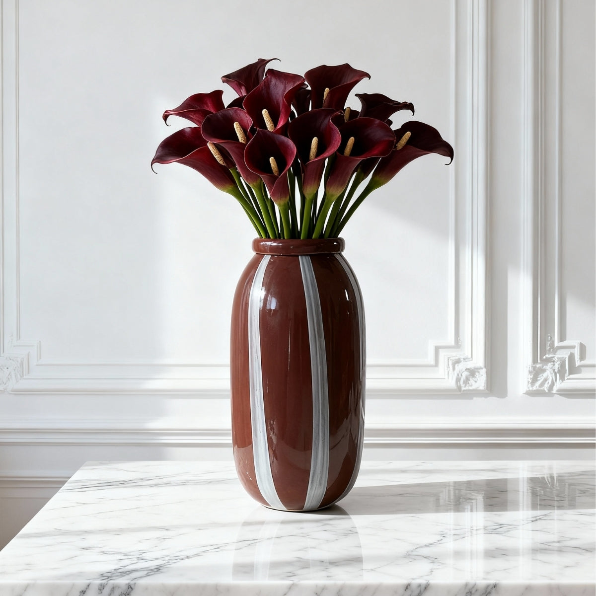 Lattea glass vase, 33 cm