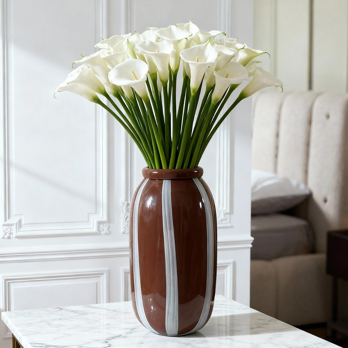 Lattea glass vase, 33 cm