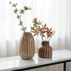 Strio glass vase, 18 cm